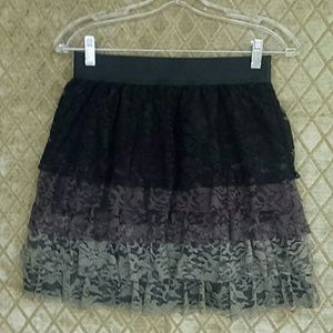 Twelve by Twelve Los Angeles four tier Lace Skirt